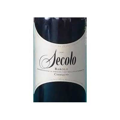 CONTRATTO CEREQUIO SECOLO BAROLO 1990