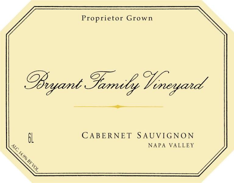 BRYANT FAMILY VINEYARD 2000 CABERNET SAUVIGNON