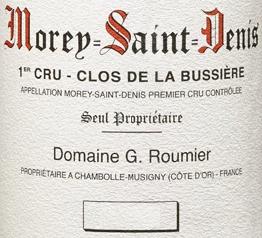 DOMAINE GEORGES & CHRISTOPHE ROUMIER MOREY-SAINT-DENIS 1ER CRU CLOS DE LA BUSSIERE 2005