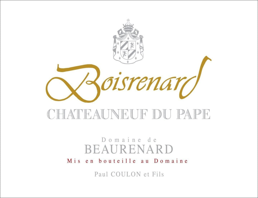 DOMAINE DE BEAURENARD CUVEE BOISRENARD CHATNEAUF DU PAPE 2001