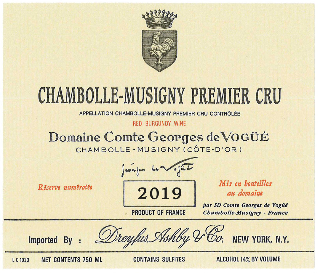 DOMAINE COMTE GEORGES DE VOGUE CHAMBOLLE-MUSIGNY 1ER CRU 2003 image 0