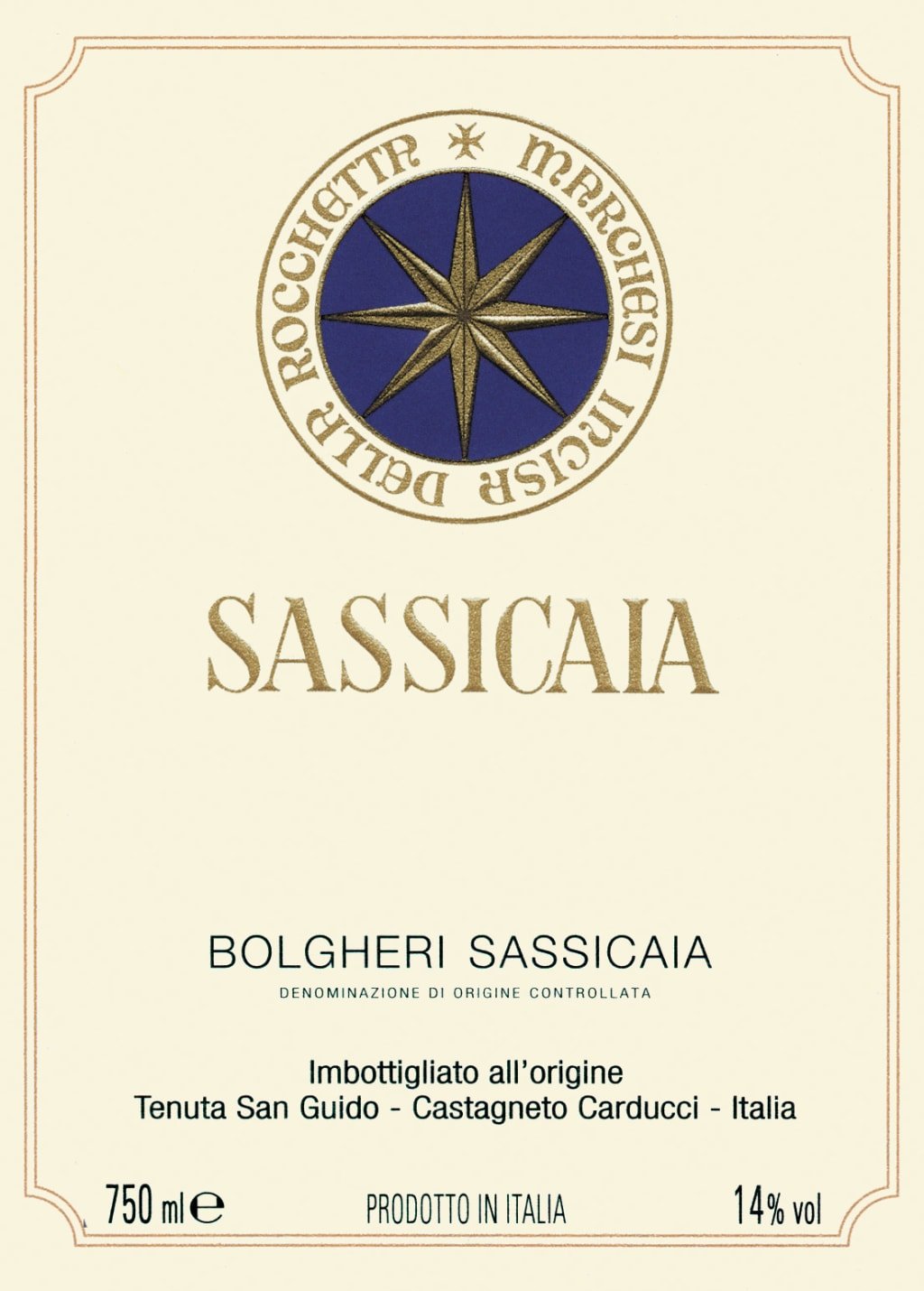 TENUTA SAN GUIDO SASSICAIA BOLGHERI 2022