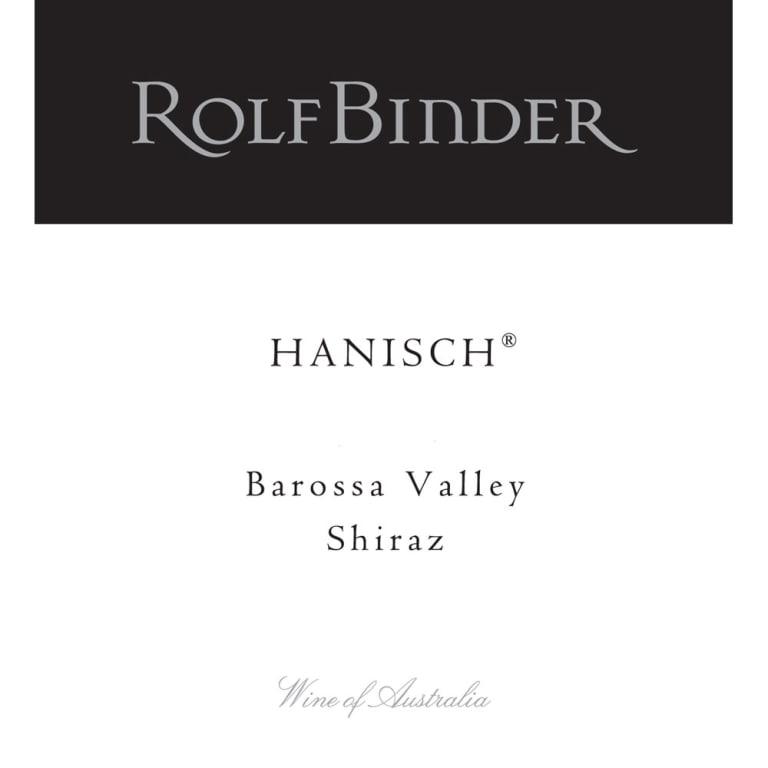 ROLF BINDER VERITAS WINERY HANISCH 1998 SHIRAZ