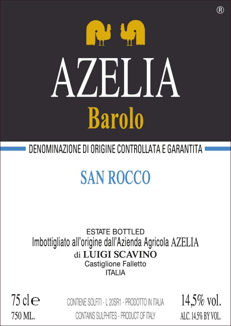 AZELIA SAN ROCCO BAROLO 1997
