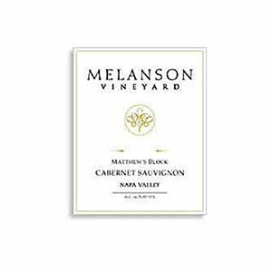 Melanson Vineyard Matthew's Block 2014 Cabernet Sauvignon