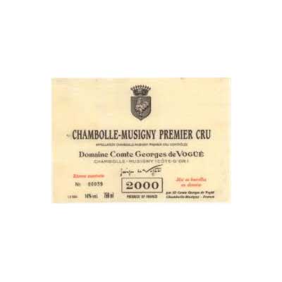 Domaine Comte Georges De Vogue Chambolle Musigny Premier Cru 2000