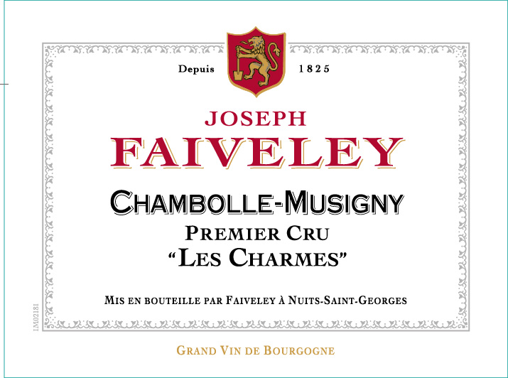 Domaine Faiveley Chambolle-Musigny 1er Cru Les Charmes 2018