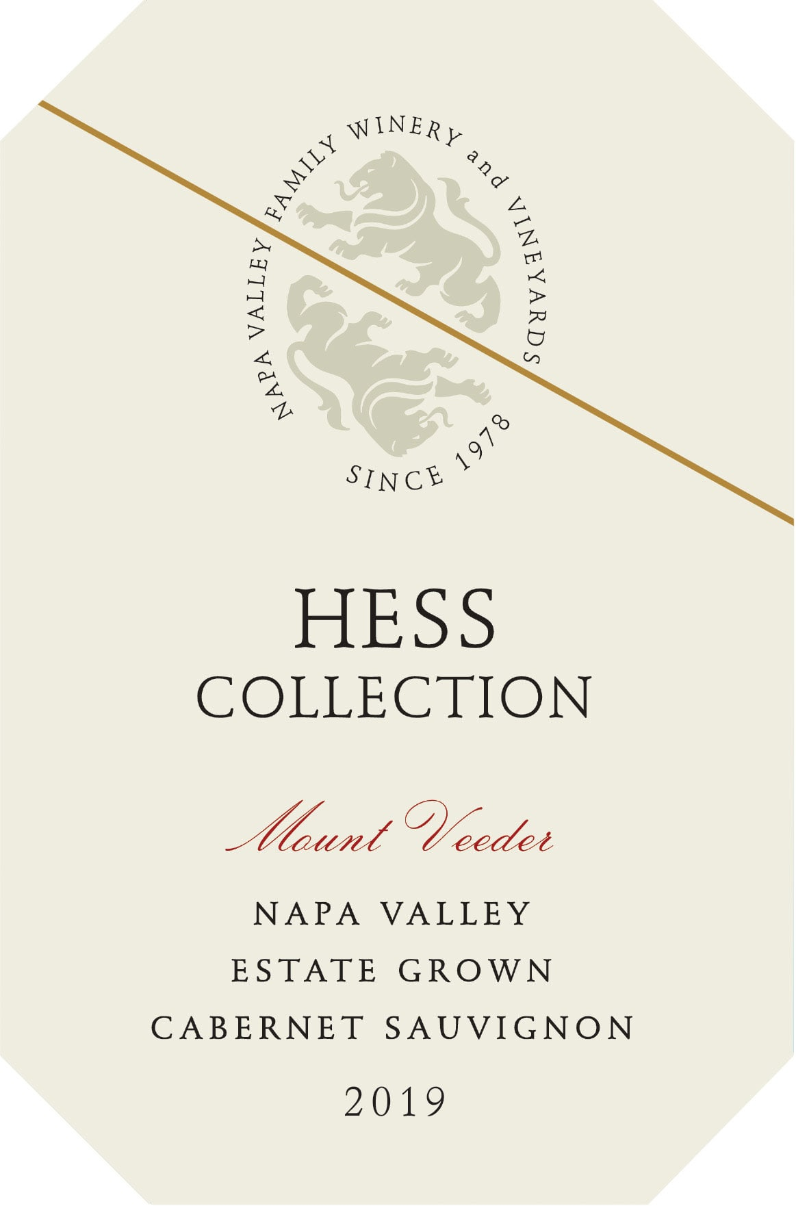 Hess Collection Estate Grown 2019 Cabernet Sauvignon