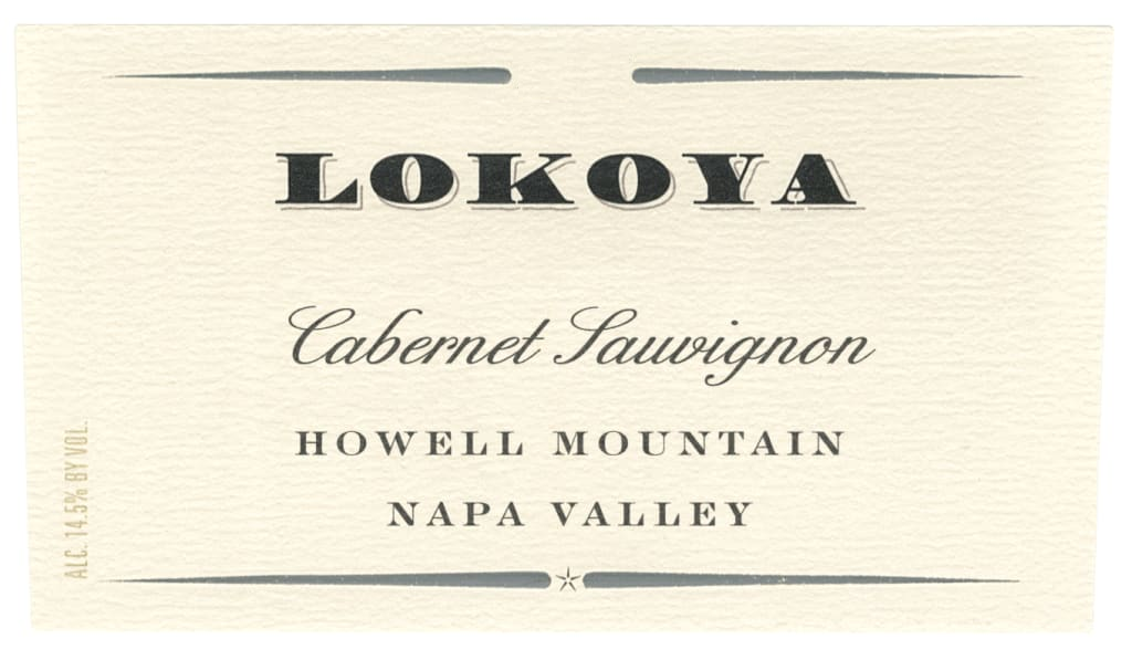 Lokoya Winery Howell Mountain 2010 Cabernet Sauvignon