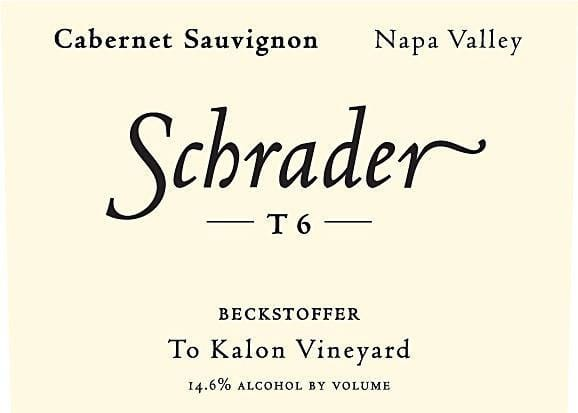 Schrader Cellars T6 Beckstoffer To Kalon Vineyard 2016 Cabernet Sauvignon