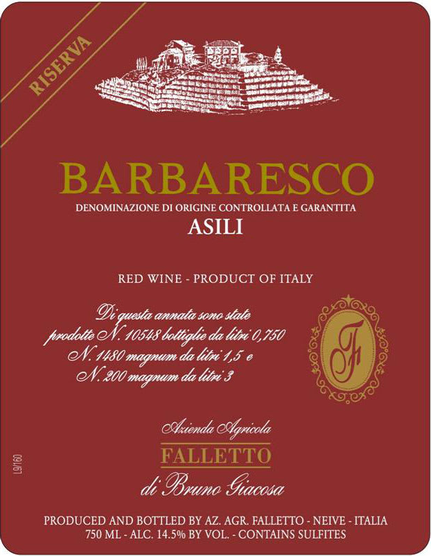 Falletto di Bruno Giacosa Asili Riserva 2007