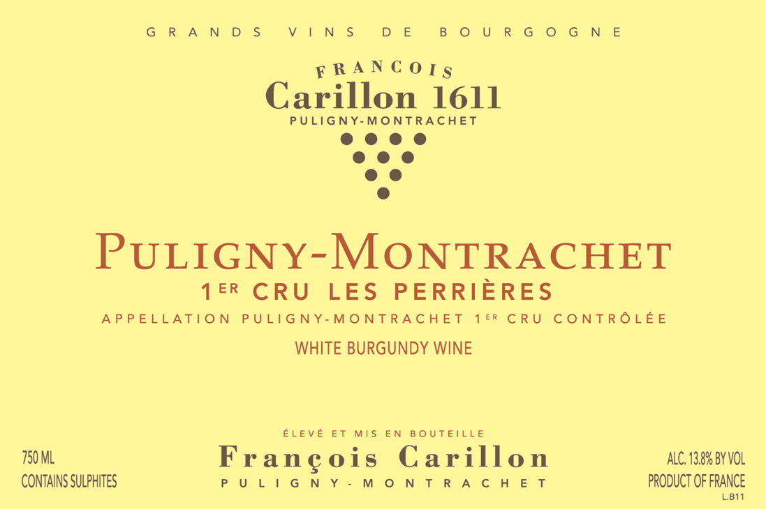 Francois Carillon Puligny-Montrachet 1er Cru Les Perrieres 2022