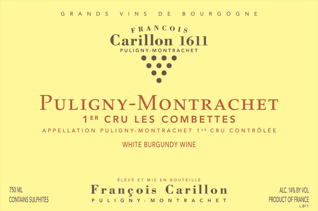 Francois Carillon Puligny-Montrachet 1er Cru Les Combettes 2022