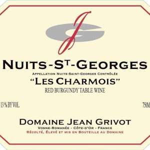 Domaine Jean Grivot Nuits-Saint-Georges Les Charmois 2023