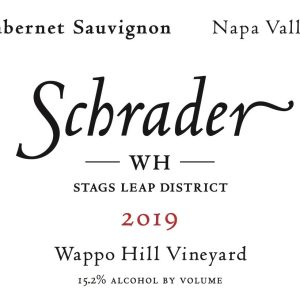 Schrader Cellars Wappo Hill Vineyard 2019 Cabernet Sauvignon