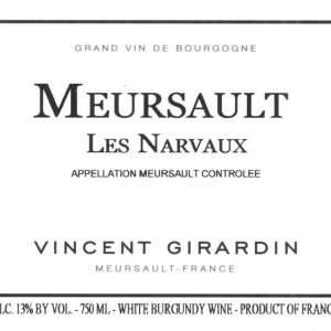 Vincent Girardin Meursault Les Narvaux 2022